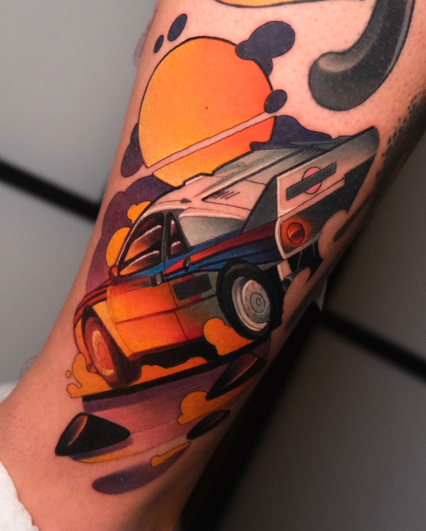 Custom neotraditional tattoo by Sasha Akulov in Espoo 1
