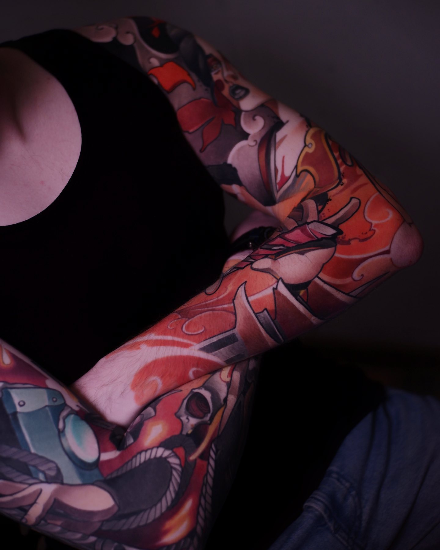 Custom tattoo sleeve by Sasha Akulov in Espoo 1