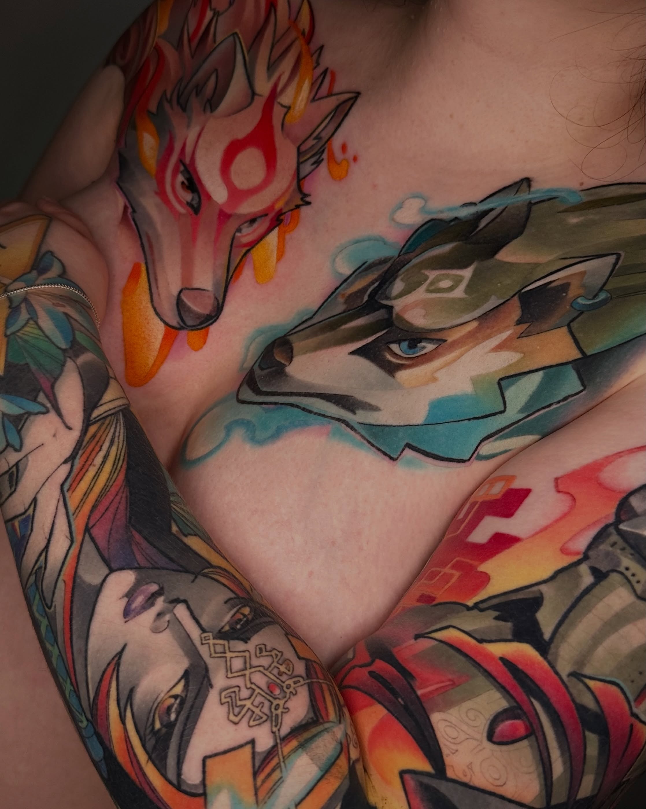 Custom tattoo sleeve by Sasha Akulov in Espoo 9