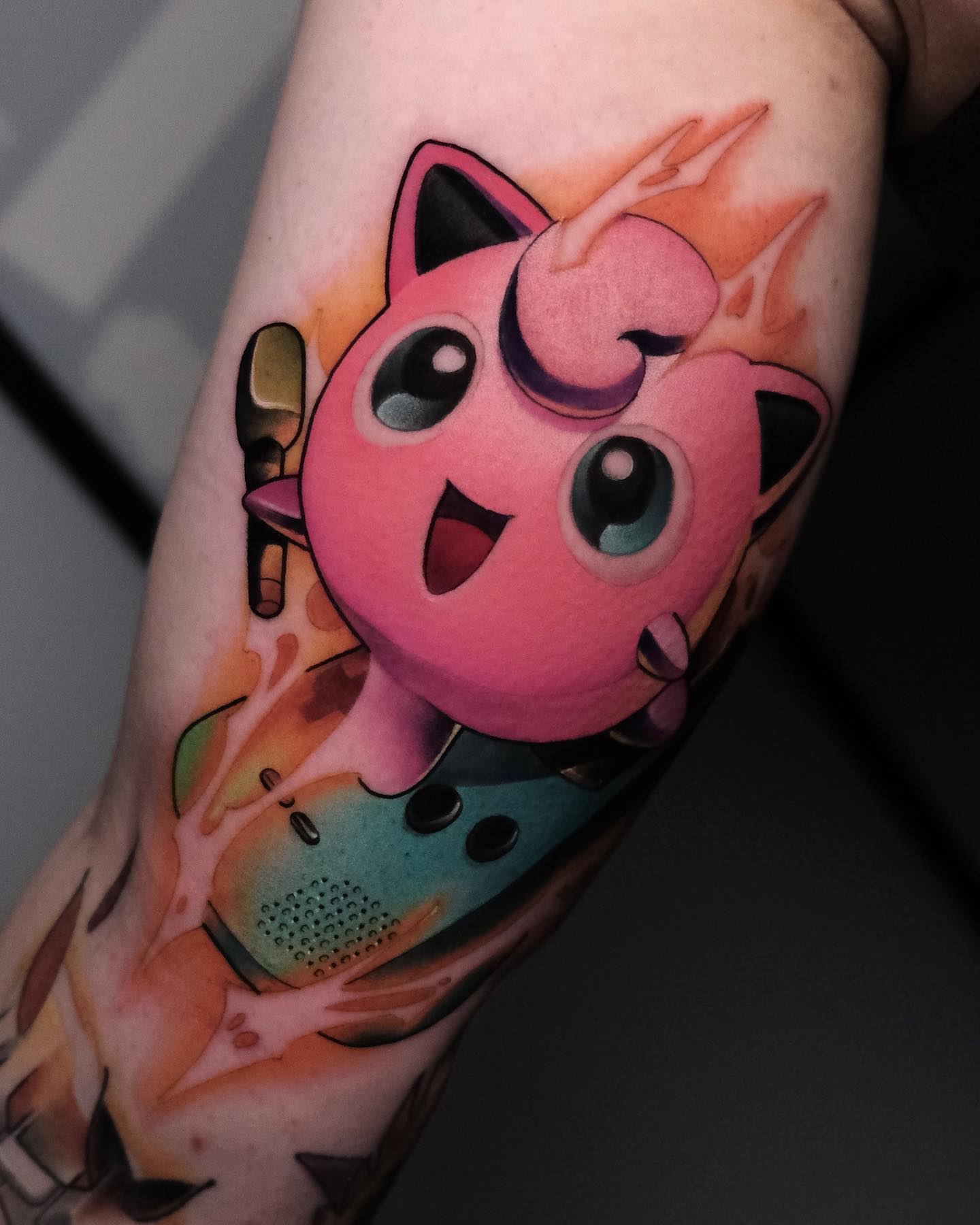 Custom video game tattoo by Sasha Akulov in Espoo 6